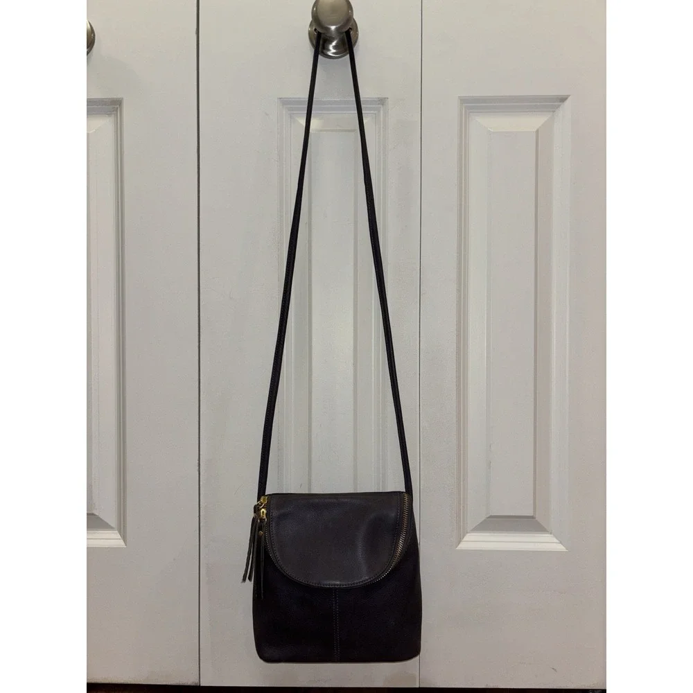 Osgoode Marley Emery Small Crossbody Leather RFID Storm Gray MSRP $175